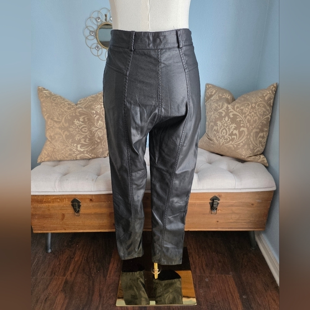 Atlein Vegan Leather Pants - Picture 4 of 5